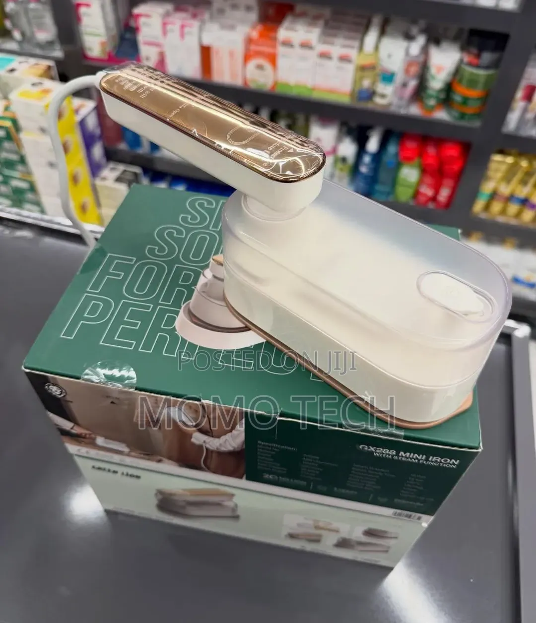 Green Lion Gx288 Mini Iron Steam Function, 170ml Tank. Garment Steamer