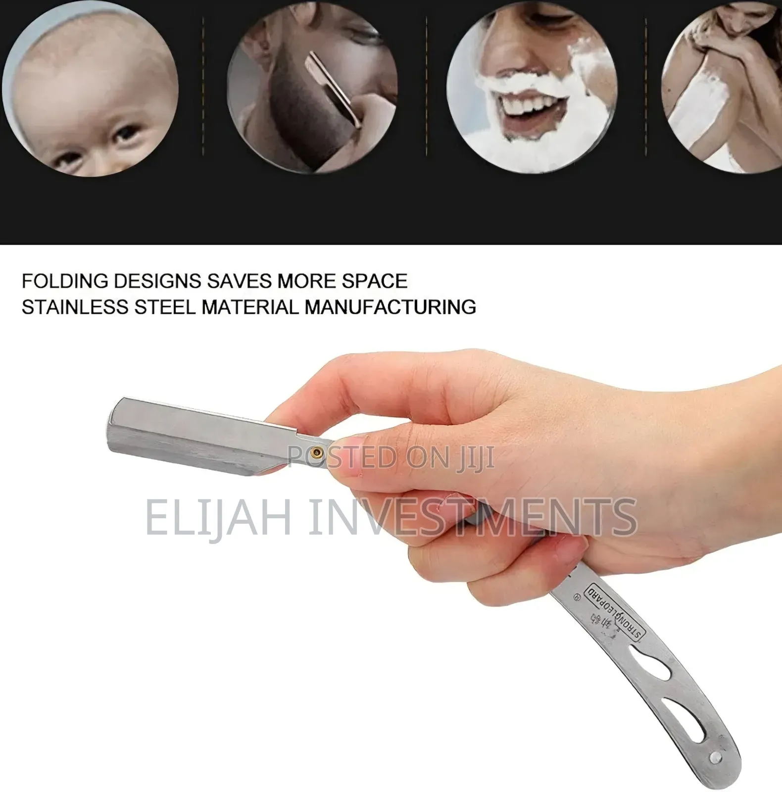 Stainless Steel Barber Straight Edge Razor
