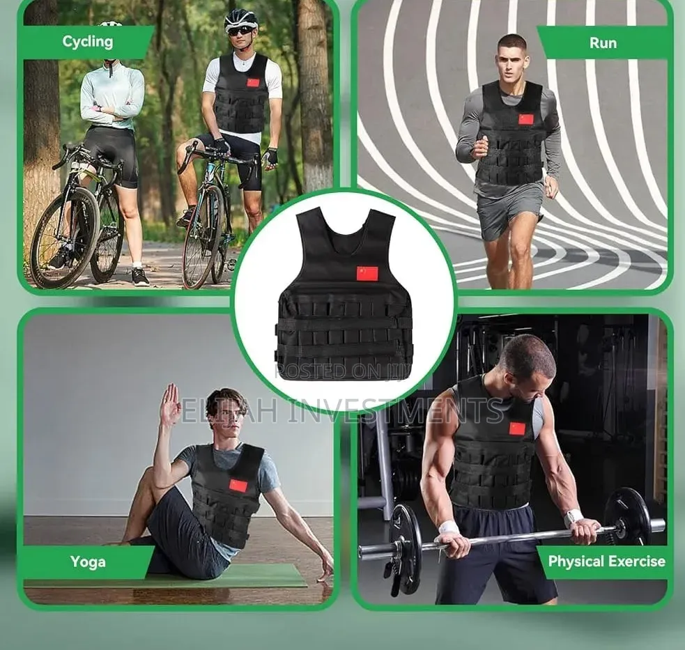 10kg Adjustable Exercise Weighted Vest