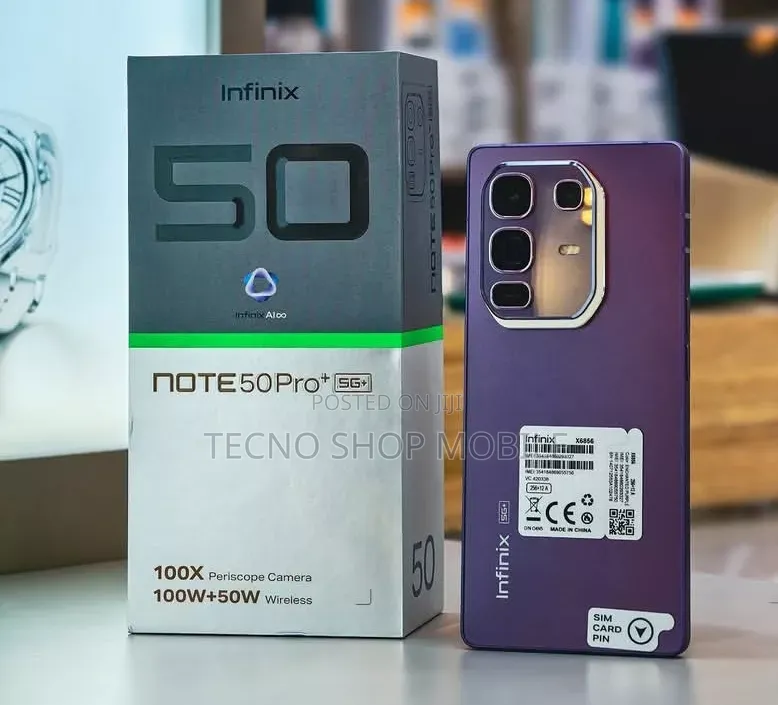 New Infinix Note 50 Pro+ 256 GB Bronze