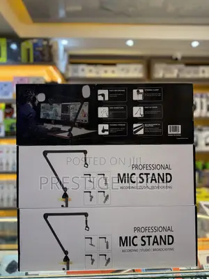 Professional Microphone Stand, Heavy Duty, Studio, Recording And