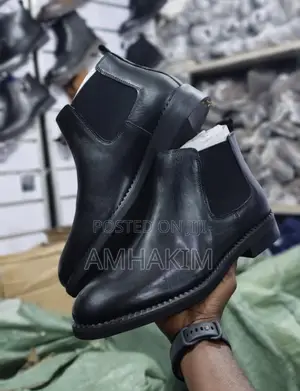 Genuine Leather Men's Clarks Chelsea Boots in Stock