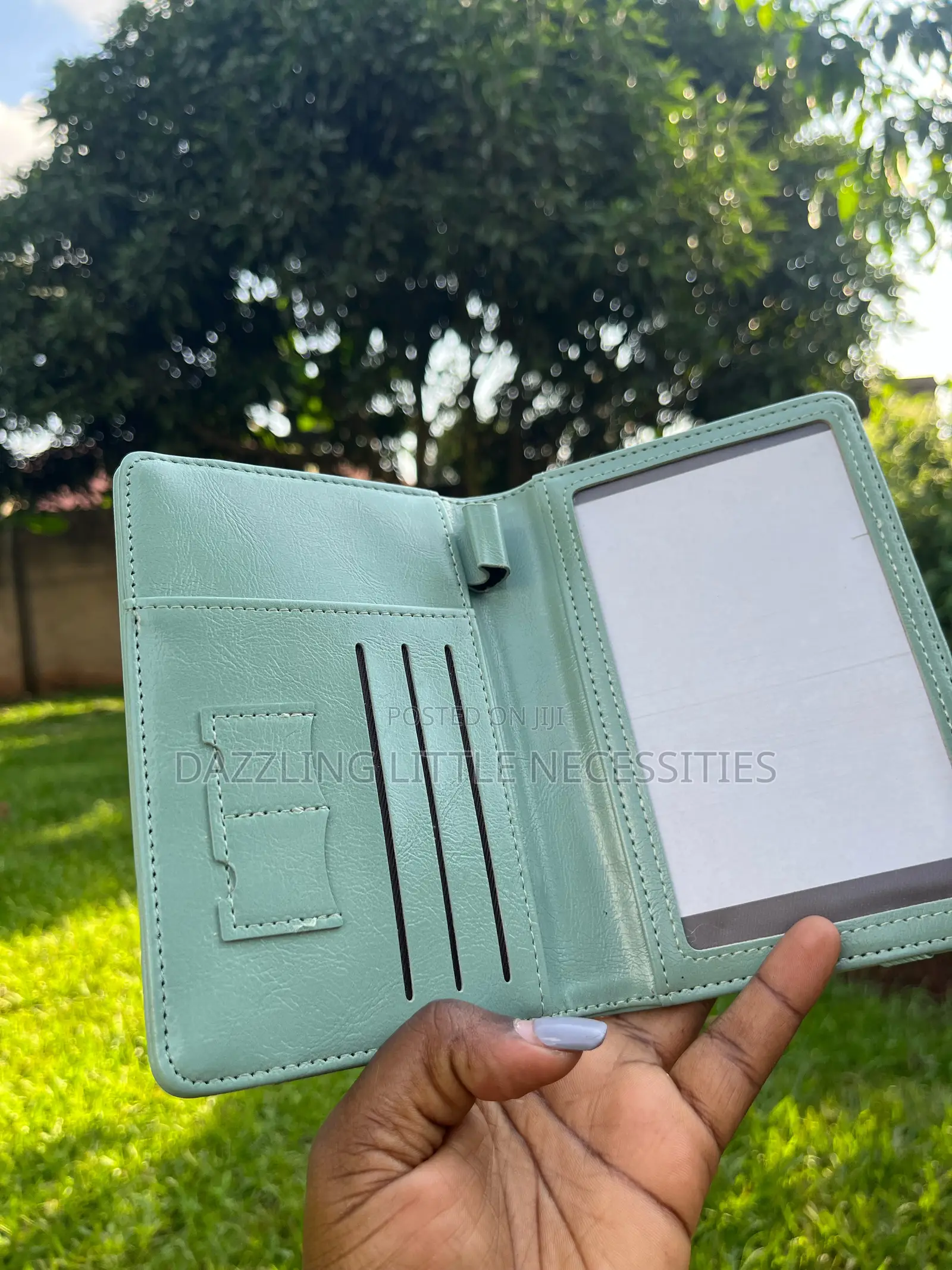 Minty Travel Passport Holder - Mint Green
