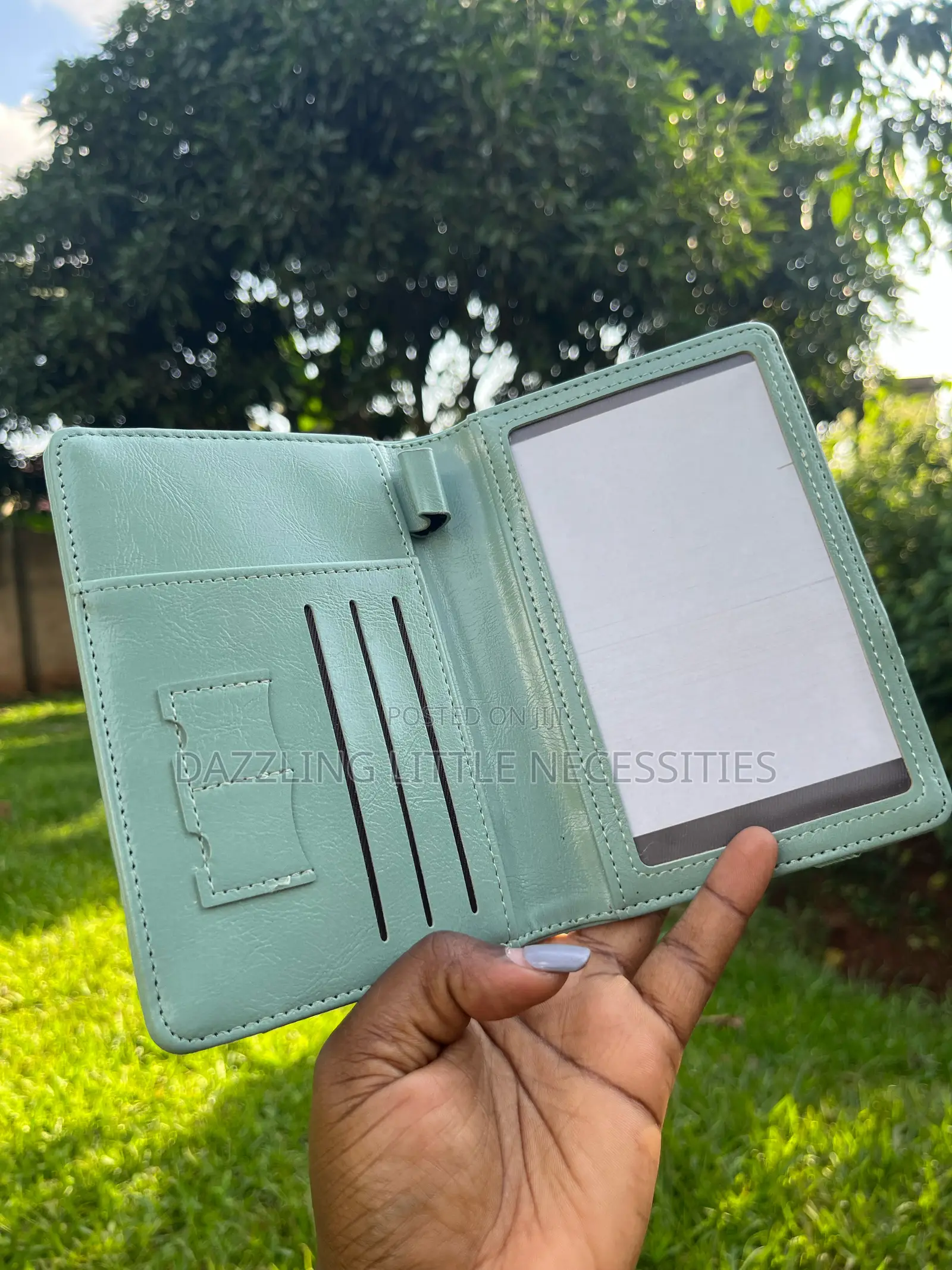 Minty Travel Passport Holder - Mint Green