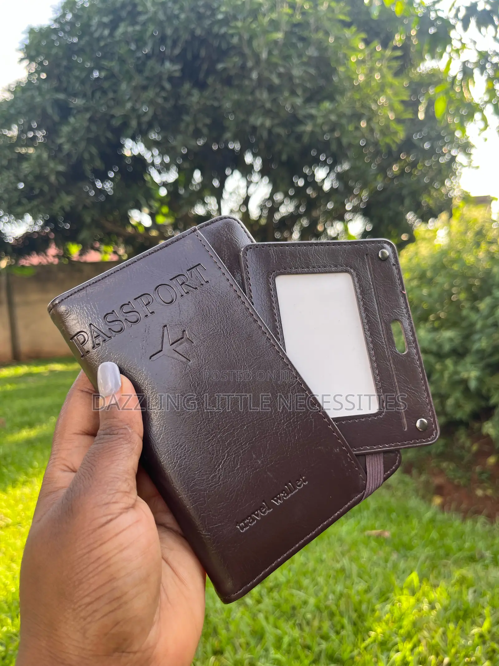 Lemie Passport Holder - Coffee Brown