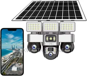 4g Solar Security Camera – Triple Lens 3mp, 3-screen Two-way Audio