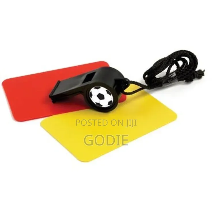 Referee Set Includes Red ,Yellow Cards and a Whistle