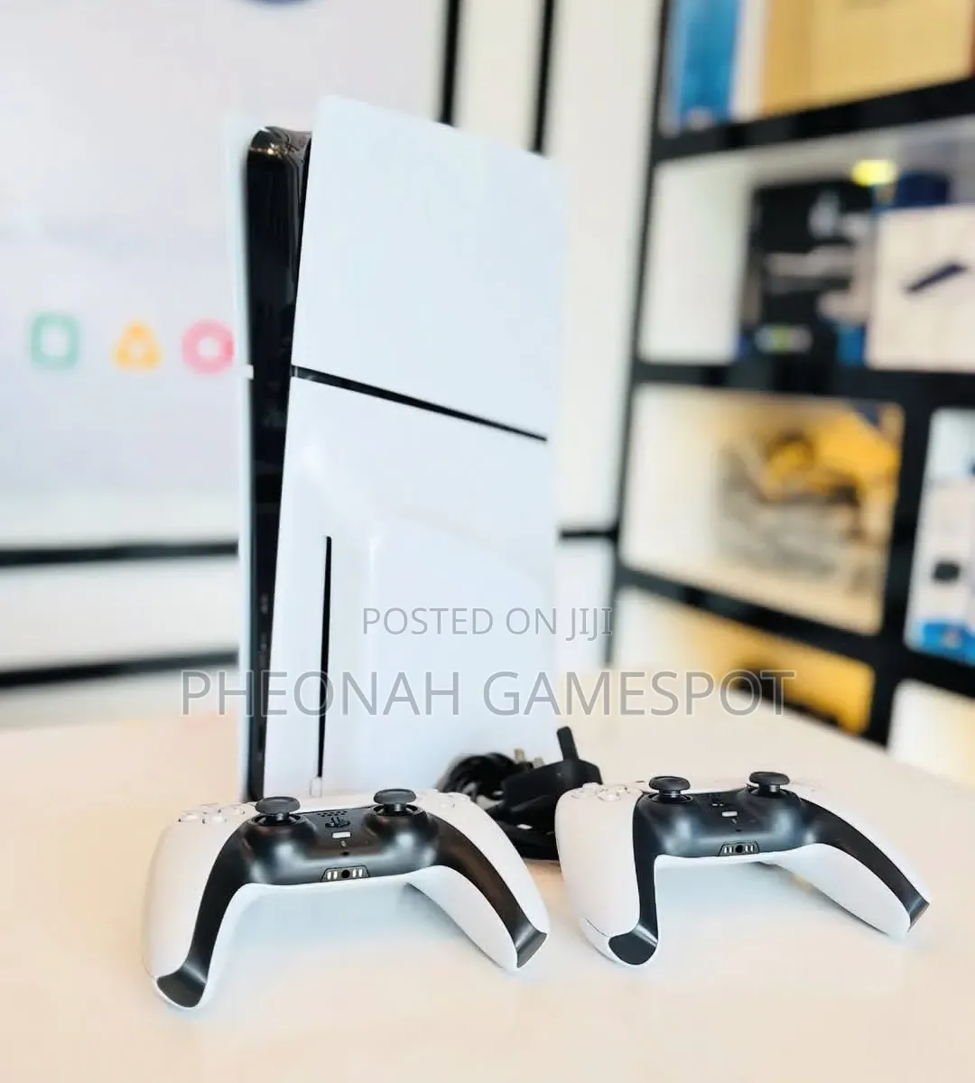 Used Ps5 Slim Disc, 2 Pads, 1 Game: Gently Used By Smart Born Again