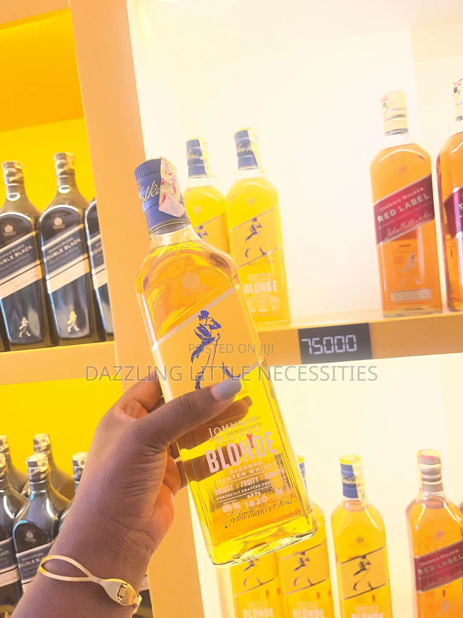 Johnnie Walker Blonde Blended Scotch Whisky - 75mls