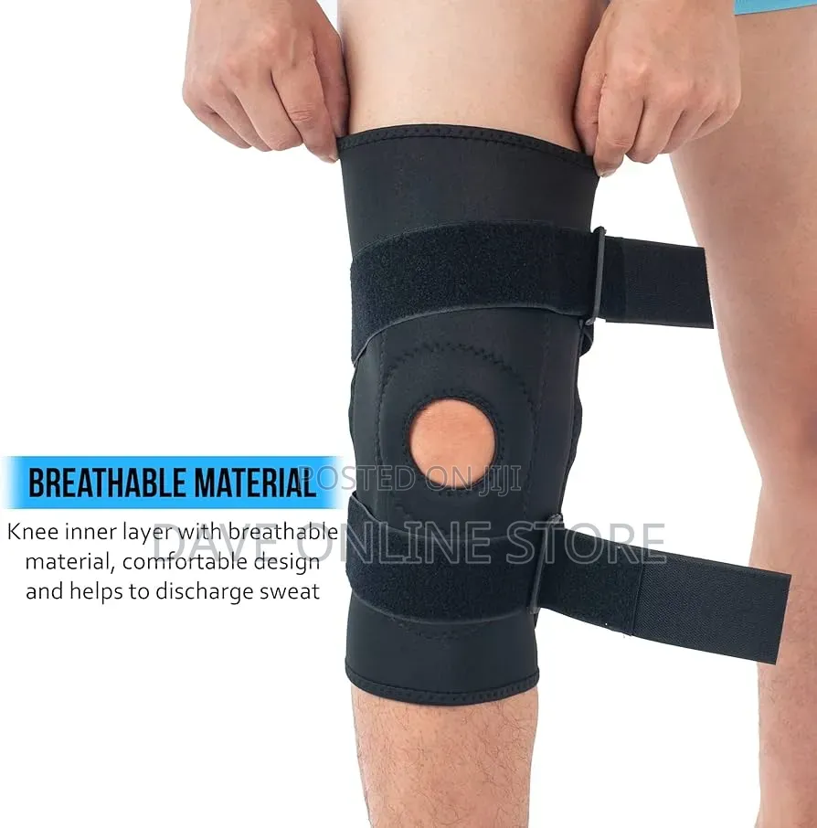 Open Patella Knee Brace Support - For Joint Pain, Tendonitis,