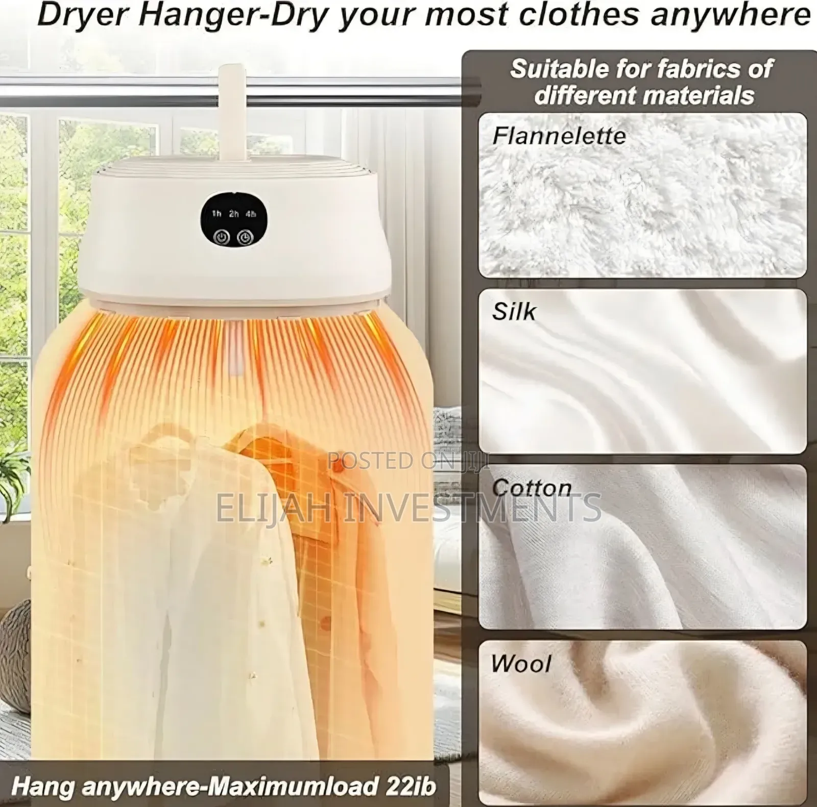Portable Electric Clothes Drying Machine
