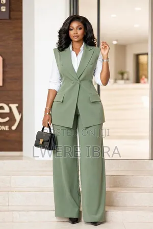 Green Suit for Ladies With a Shirt