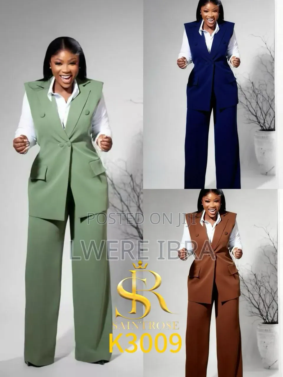 Green Suit for Ladies With a Shirt