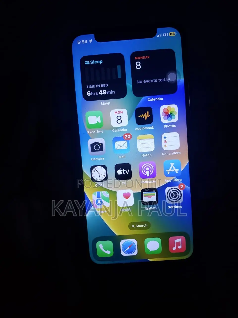 Apple iPhone X 64 GB Black