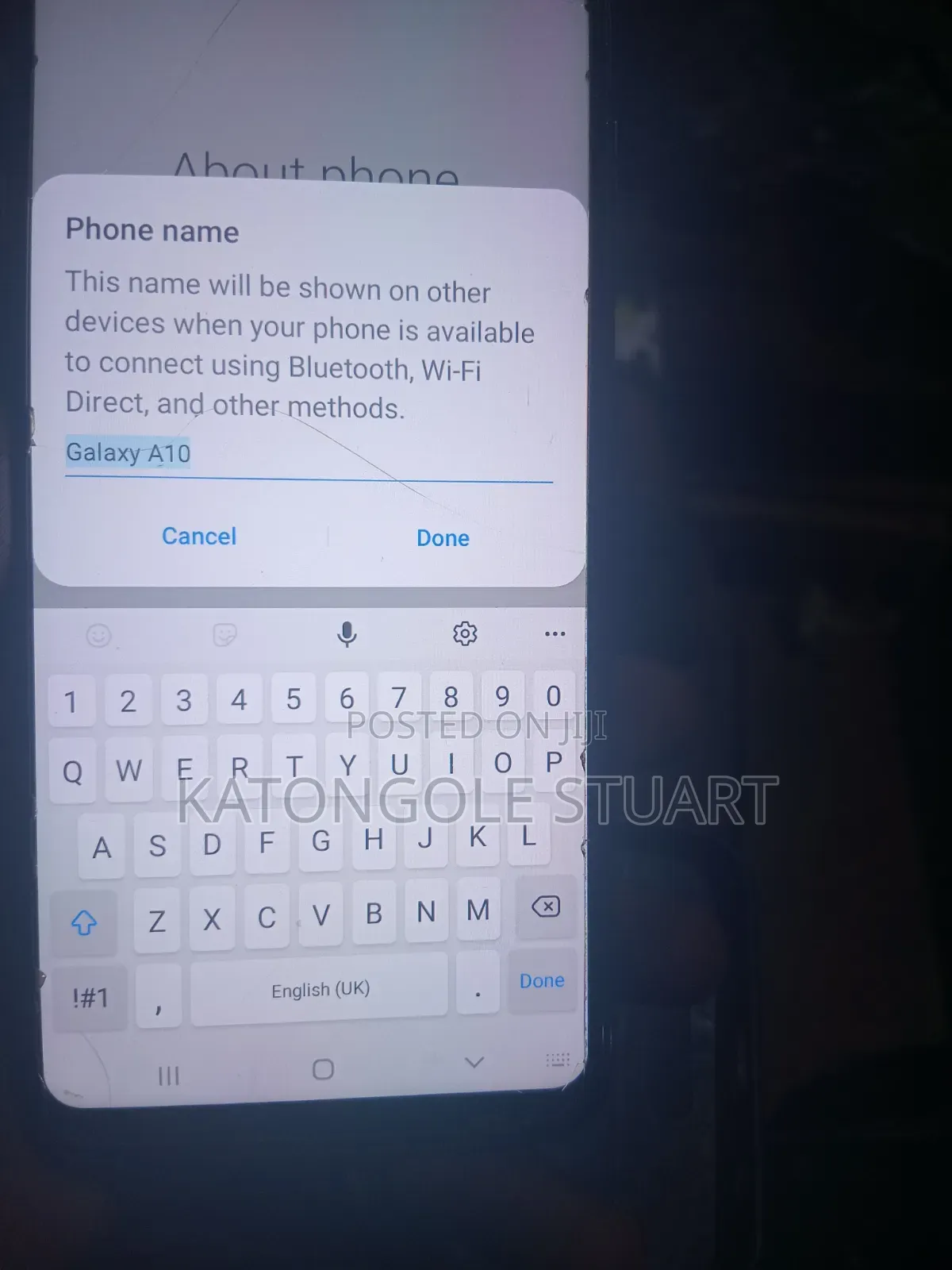 Samsung A10 32 GB Blue