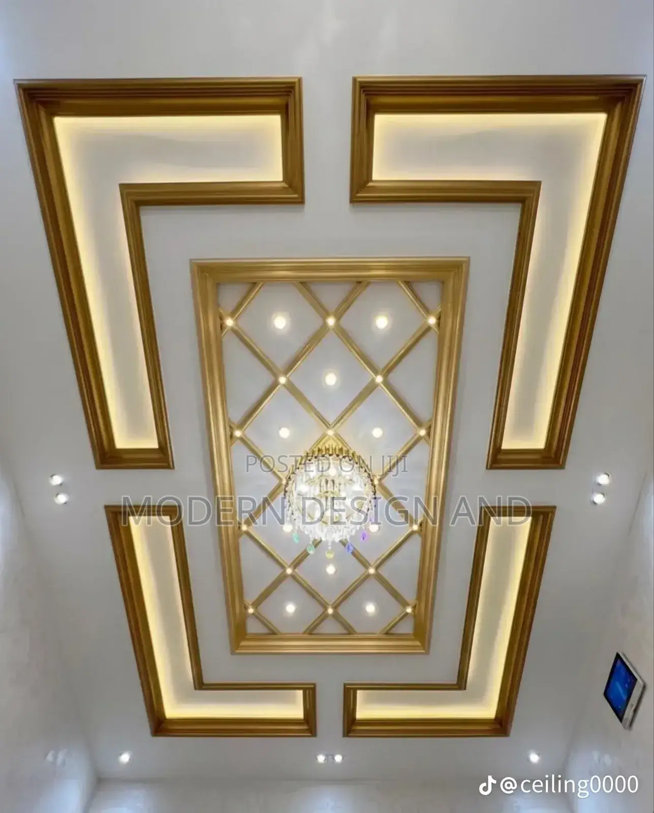 Gypsum Ceiling Design Done Kyebando