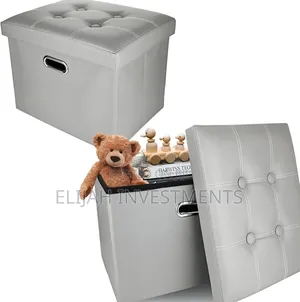 Foldable Leather Footstool