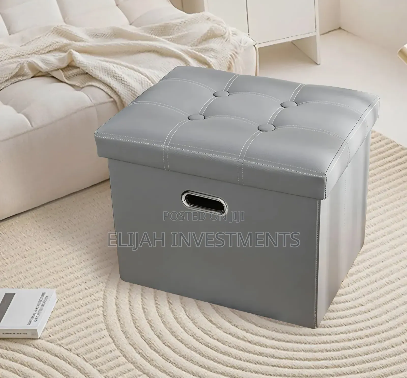 Foldable Leather Footstool