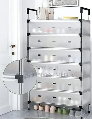 7-Layer Dustproof Shoe Rack Organizer