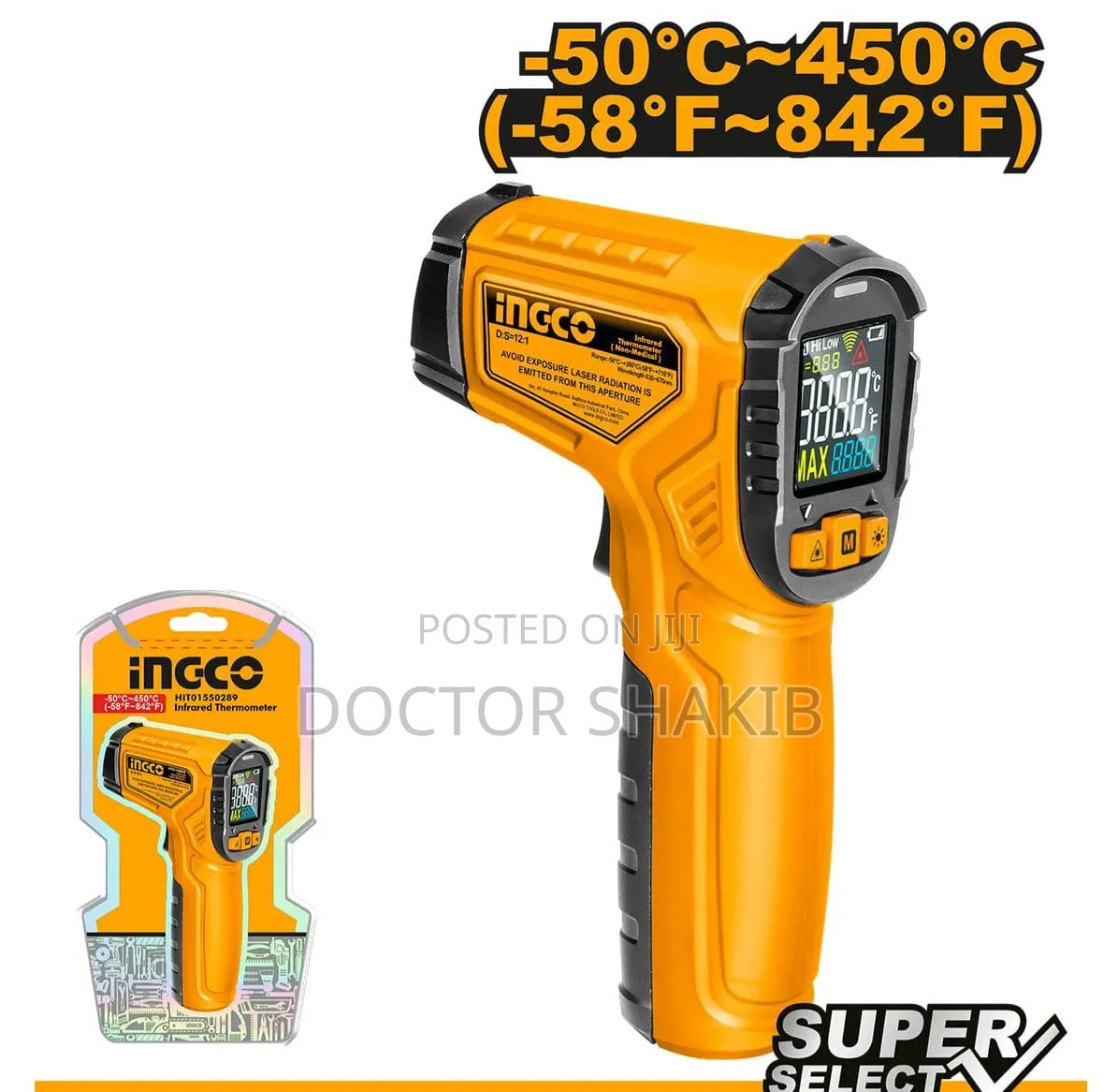 Ingco Industrial Infrared Thermometer