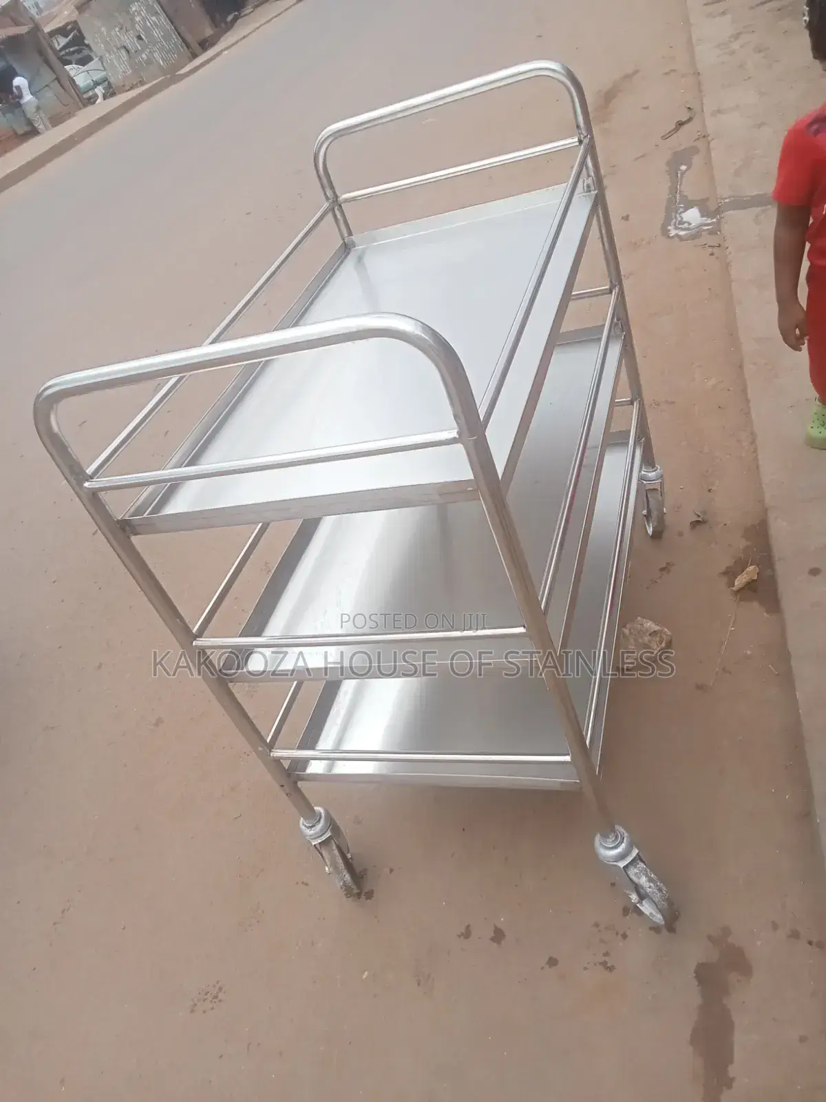 Food Trolley Stainless Steel