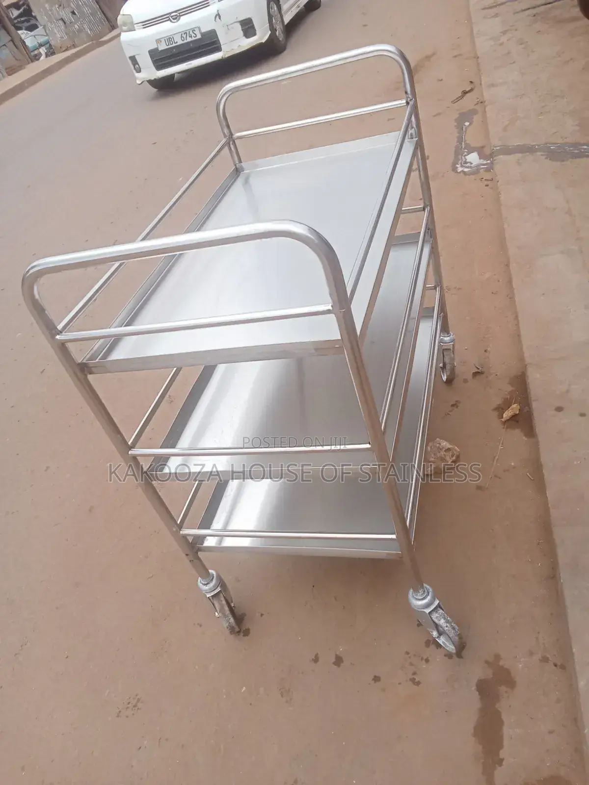 Food Trolley Stainless Steel