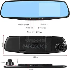 Mirror Dash Cam Backup Camera for Cars 1080p 170° Wide Angle Lens