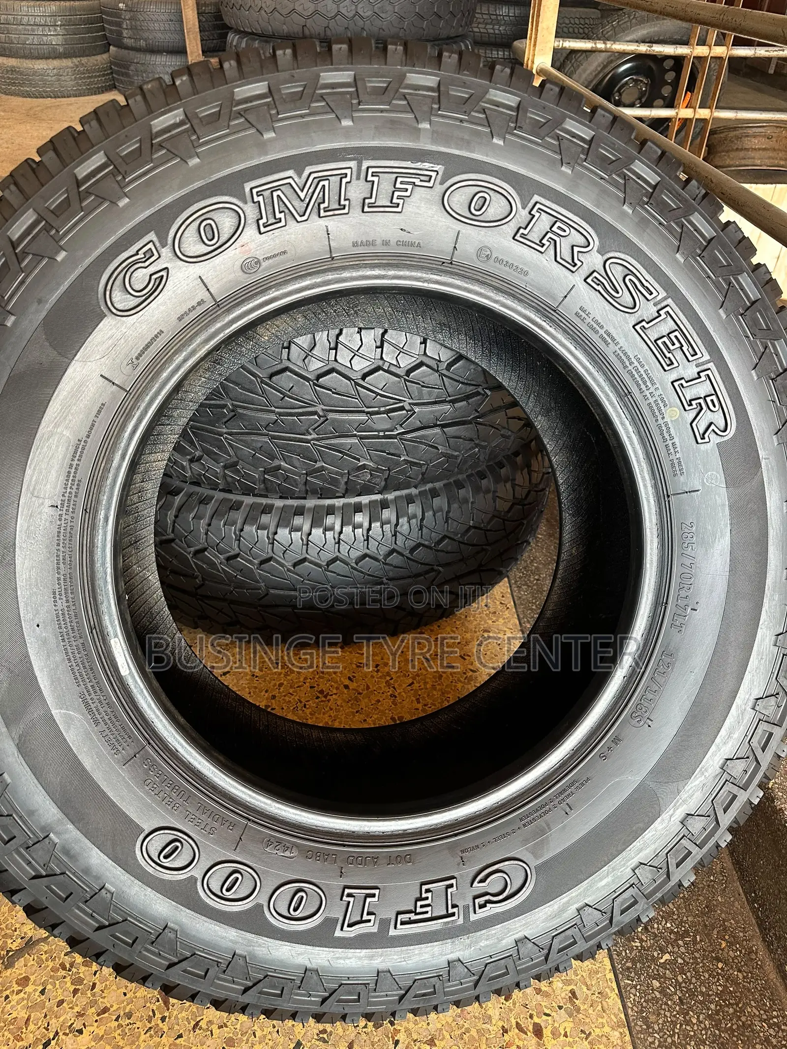 285/70r17 Comforser Foreign Used Tires Only One Week Driven