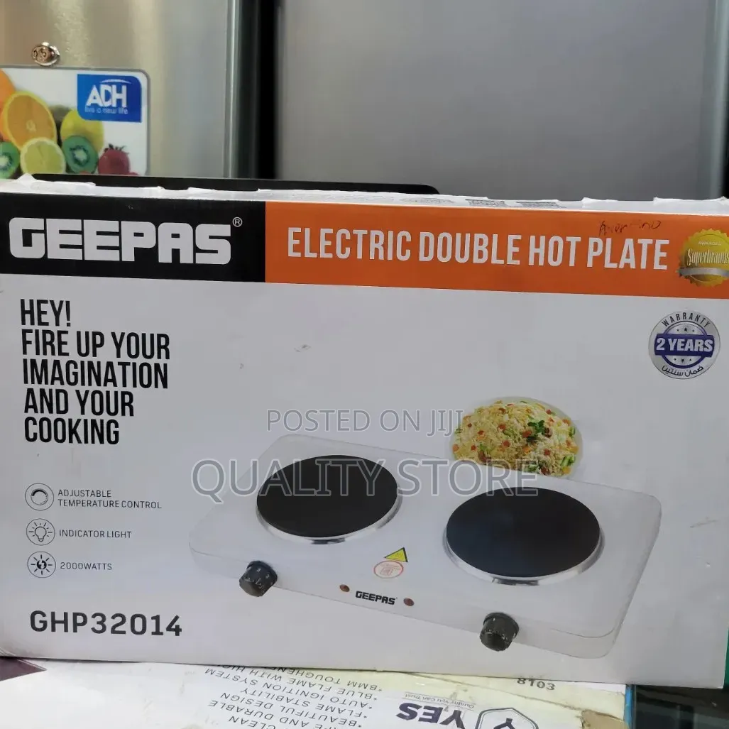 Geepas Electric Hot Plate Double