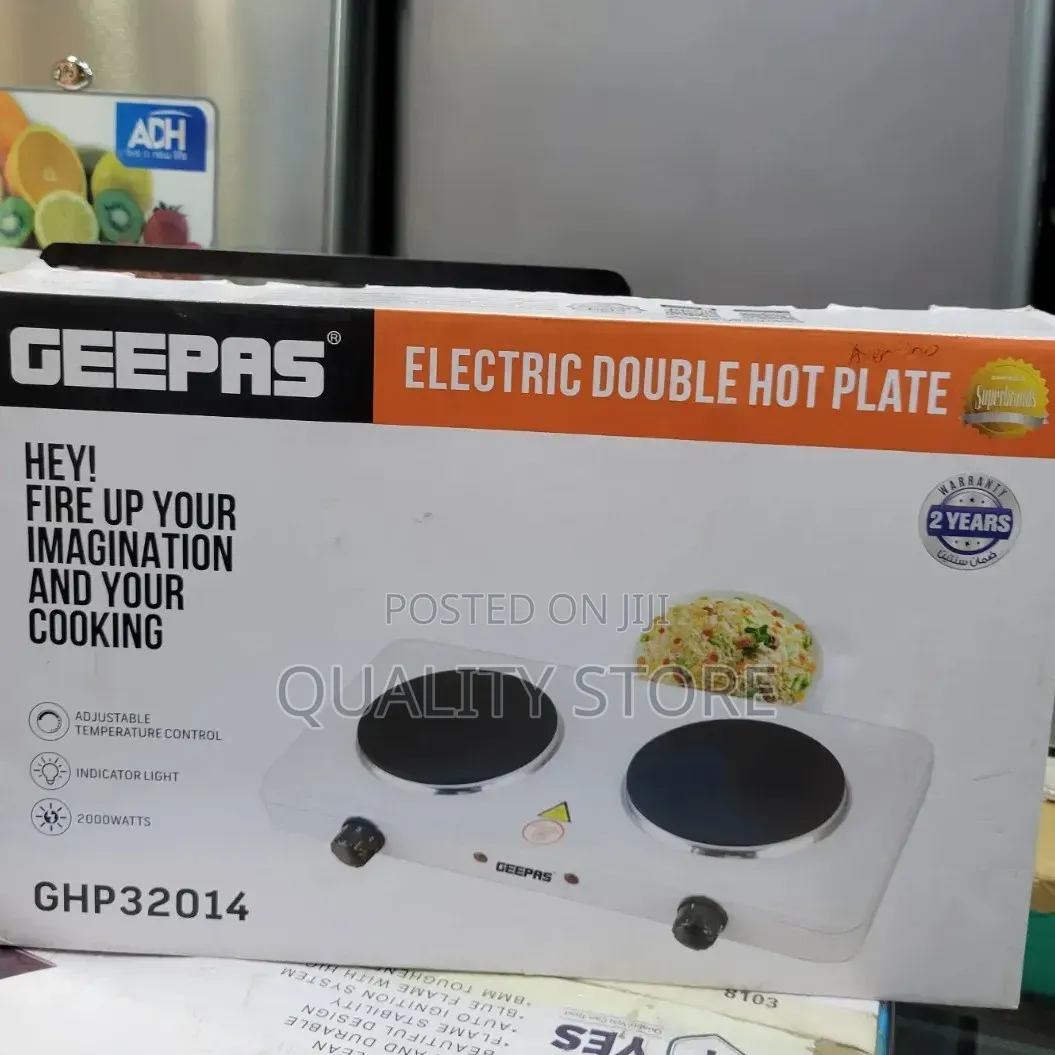 Geepas Electric Hot Plate Double