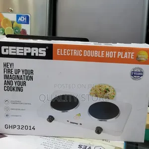 Geepas Electric Hot Plate Double