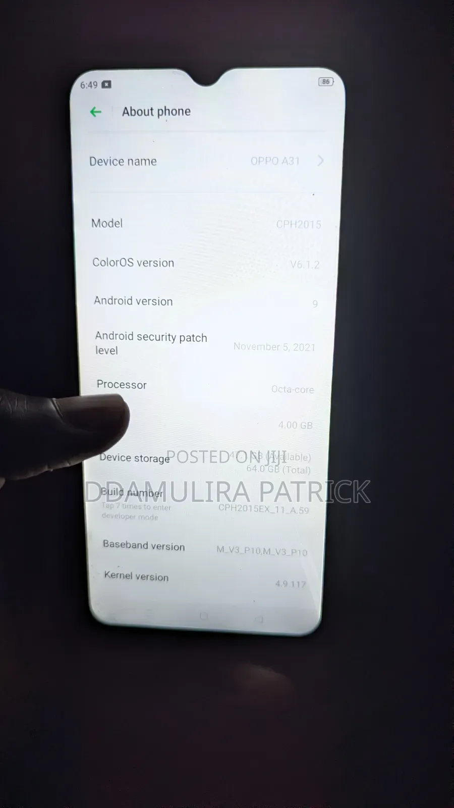 Oppo A31 64 GB Bronze