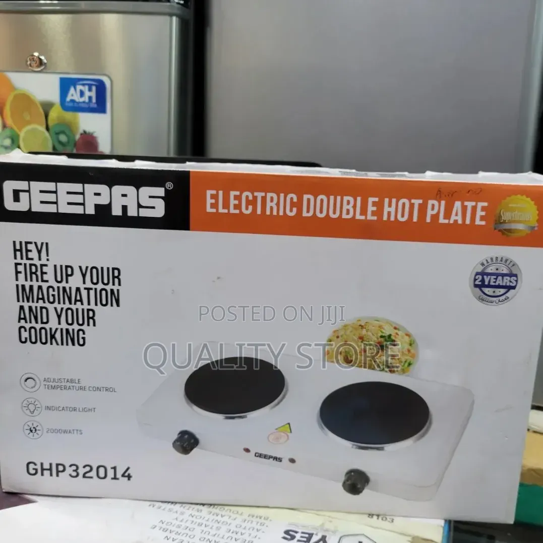 Geepas Electric Hot Plate Double