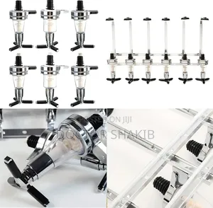 6-Bottle Wall-Mounted Liquor Dispenser