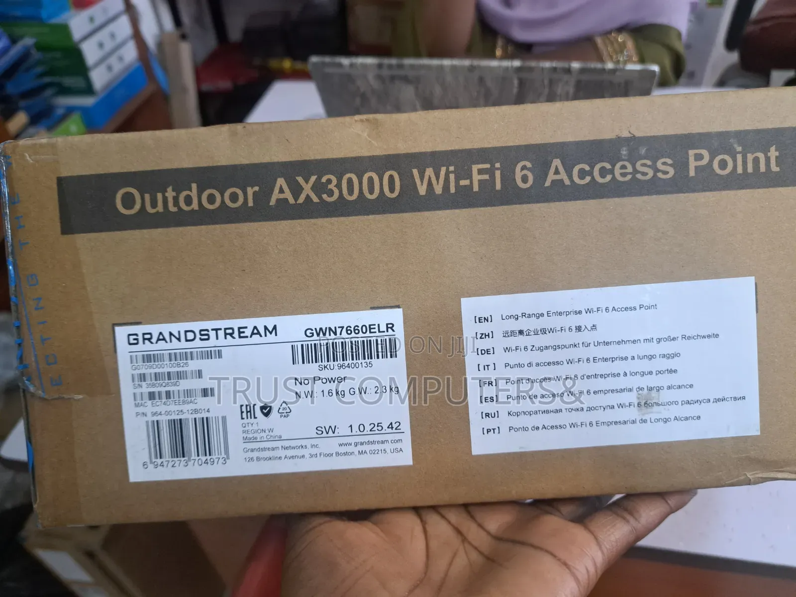 Grandstream Gwn7660elr Wifi6 Ax3000