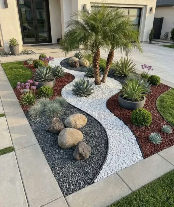 Landscaping, Flowering Rocky Gardens