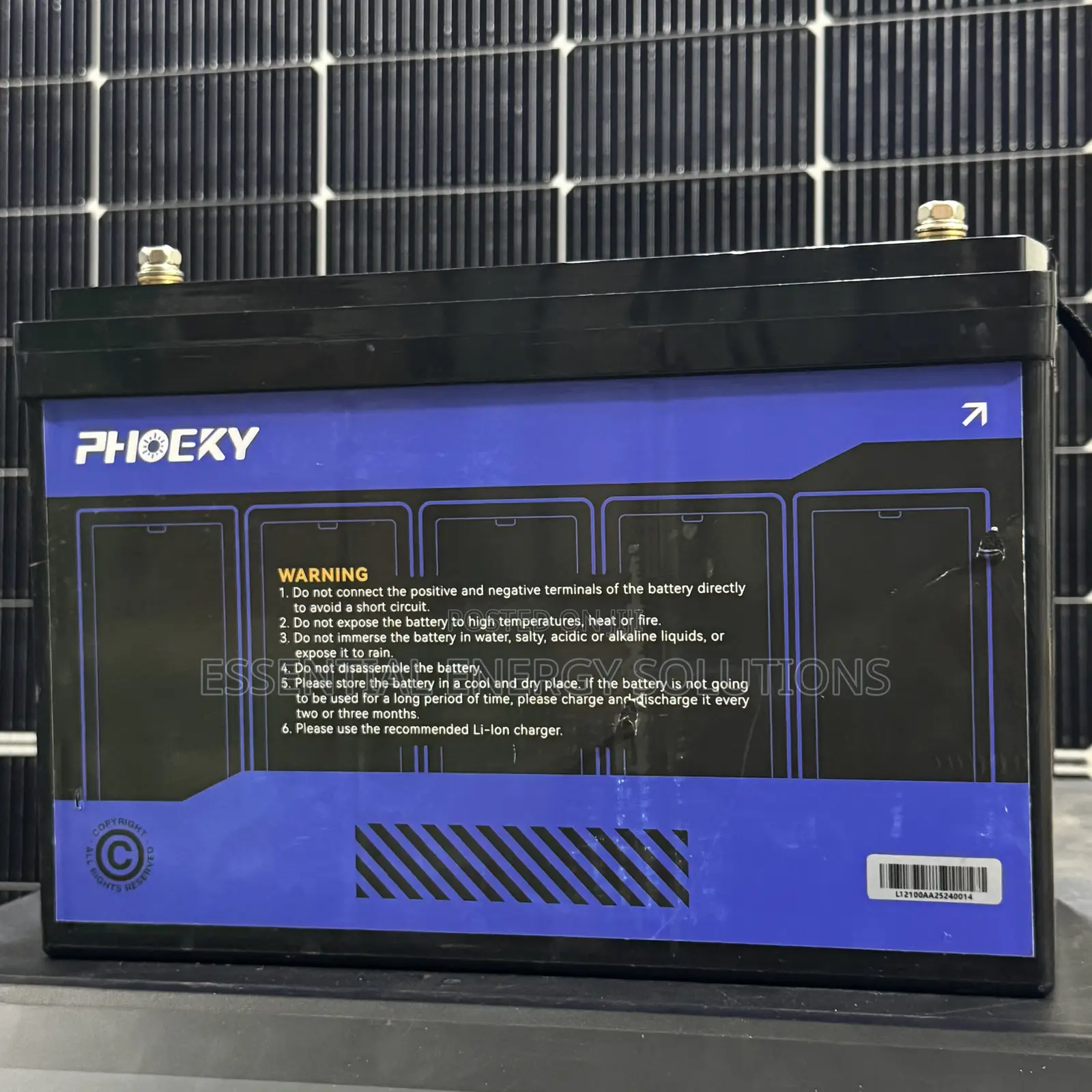100ah 12v Phoeky Lithium Ion Phosphate Battery