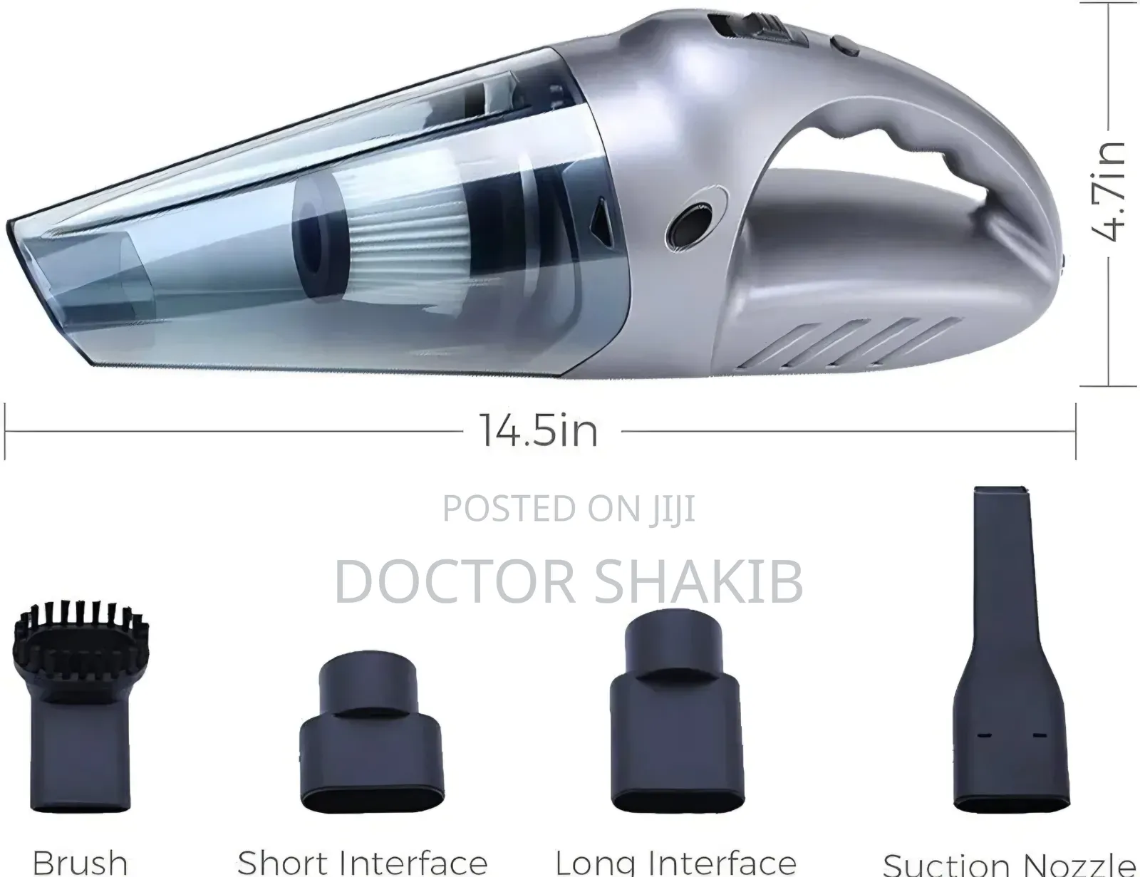 Cordless Vacuum Cleaner (Wet and Dry Use)