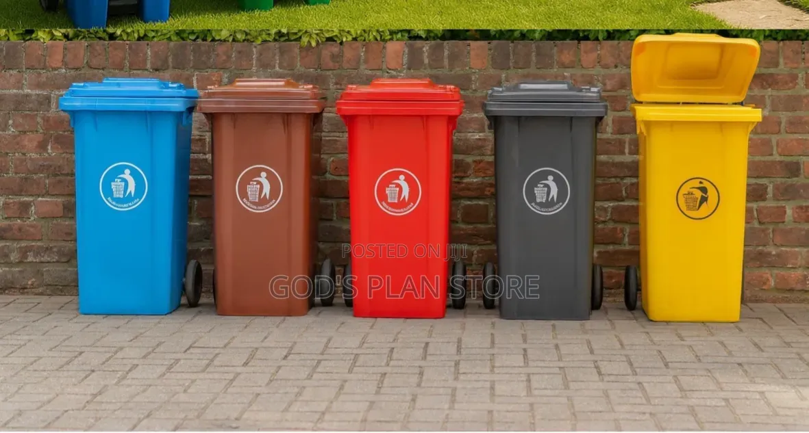 1pc Outdoor Office Dust Bins 120litres