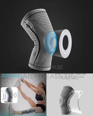 Powerful Knee Brace, Improved Knee Compression Sleeve Support