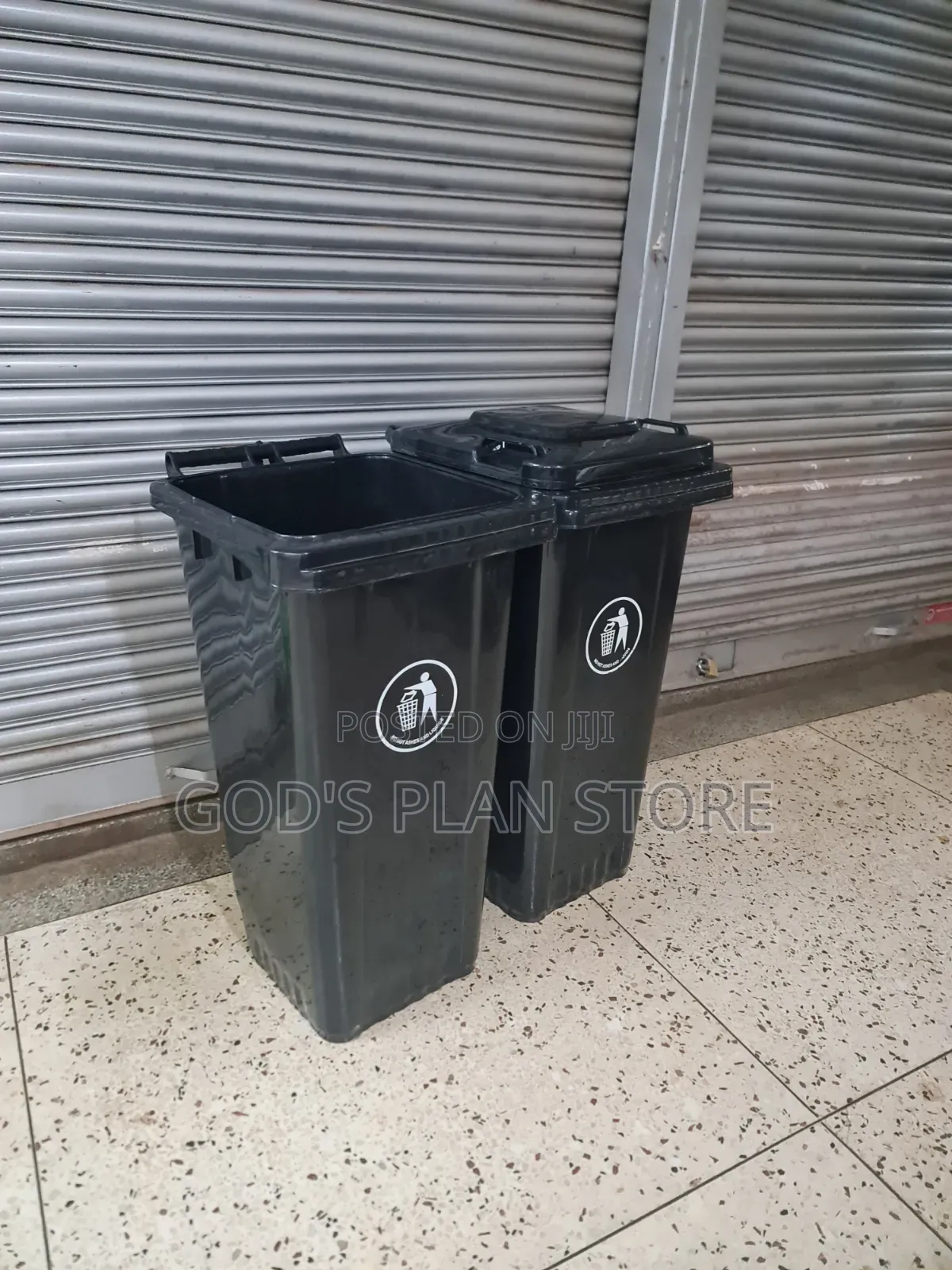 N840 120litres Plastic Dust Bins Plastic Dust Bins