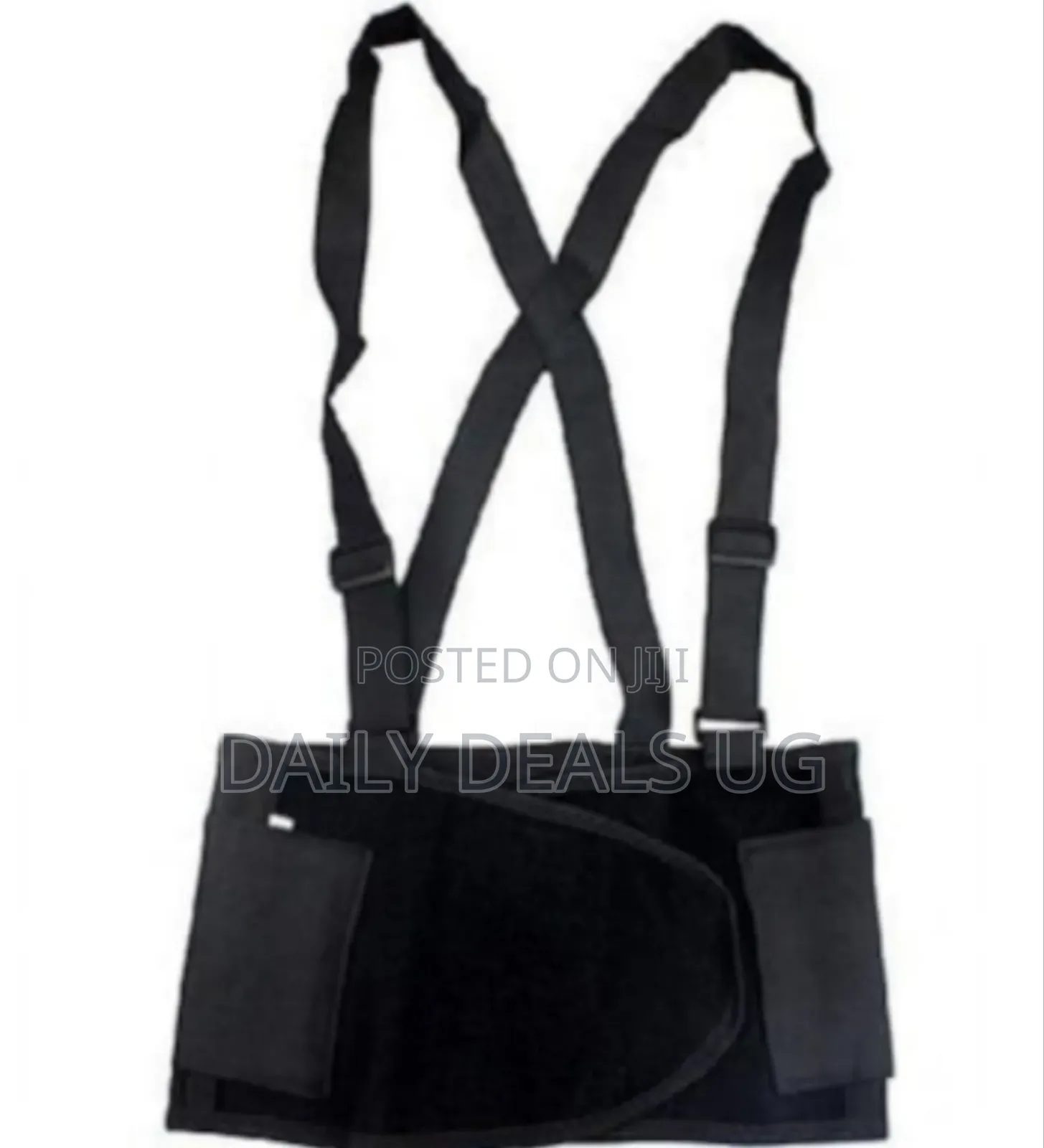 Back Support Adjustable Belt Waist Brace Suspenders Heavy Duty Lift
