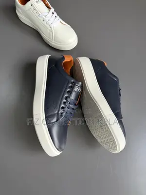Boss Ocean Blue White Trainer