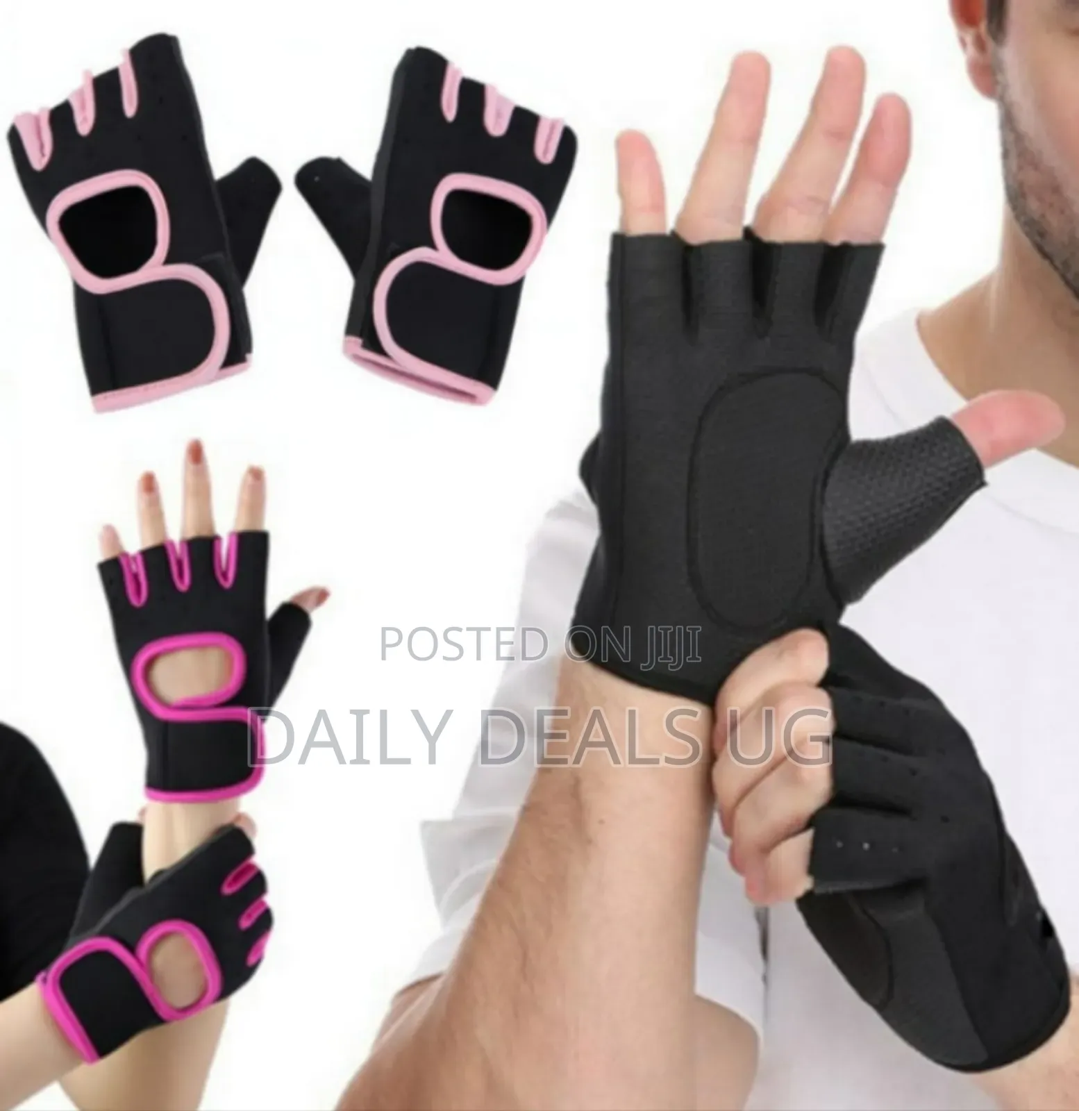 Men's and Women's Sports Cycling Fitness Half Finger Gloves