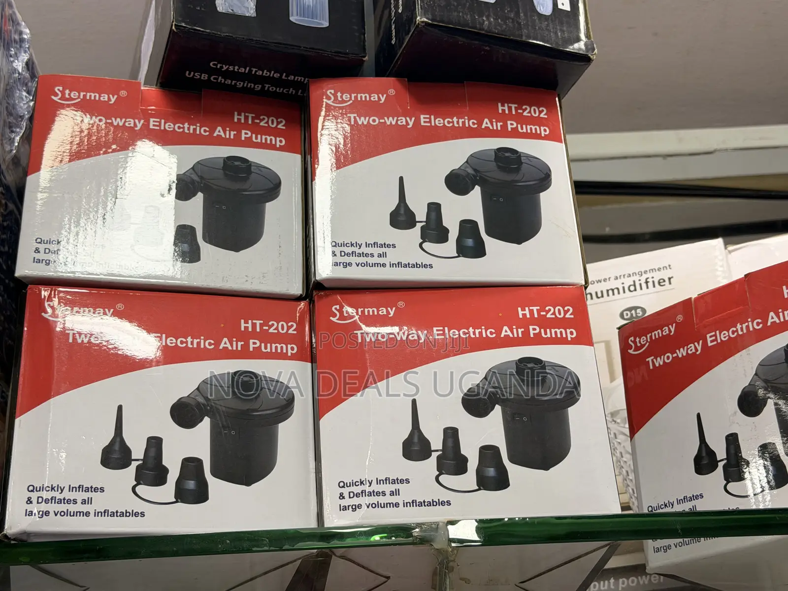 2-Way Electric Air Pump Ht-202 Electric Inflator/Deflator Pump