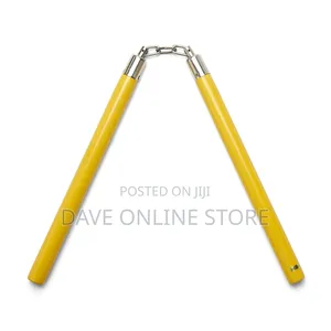 Nunchucks/Nunchakus With Steel Chain (Yellow)