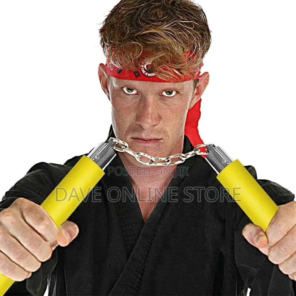 Nunchucks/Nunchakus With Steel Chain (Yellow)