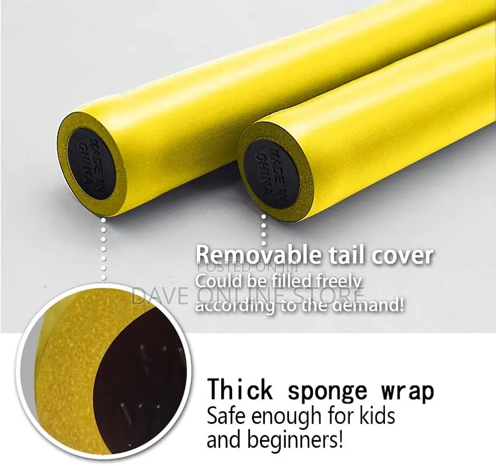 Nunchucks/Nunchakus With Steel Chain (Yellow)