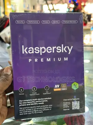 Kaspersky Premium Cybersecurity Software.
