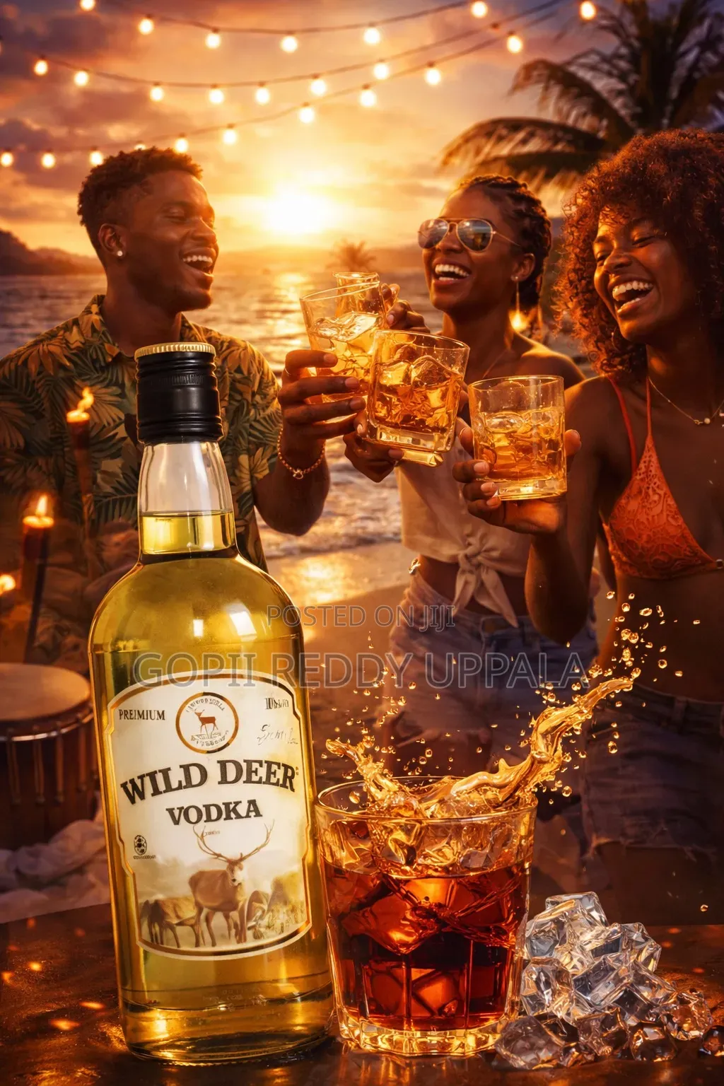 Wild Deer Vodka 750ml